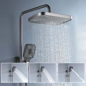 Pro Thermostatic Shower System with 5 Water Modes and Temperature Display Screen- PSF-AE-SSS004